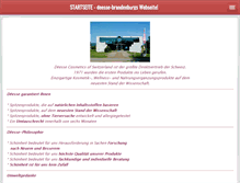 Tablet Screenshot of deesse-brandenburg.com